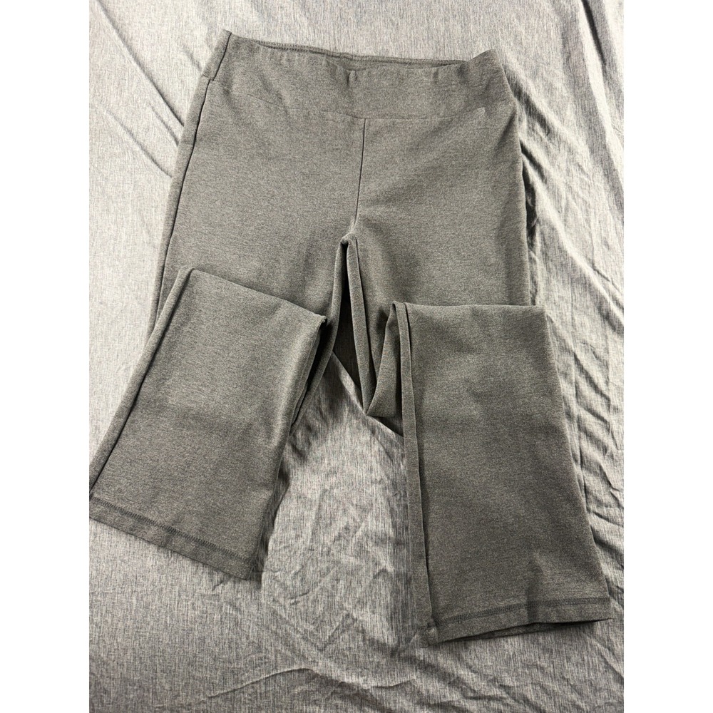 Counterparts Womens Dress Pants Medium Gray Pull On Stretch Career Work Office